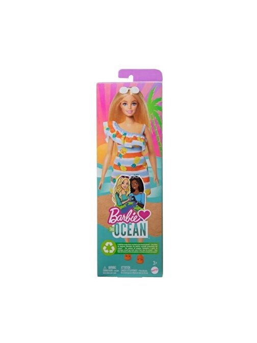Barbie GRB35 HLP92 Okyanusu Seviyor Bebekleri Sarışın Model Bebek 2-4 Yaş