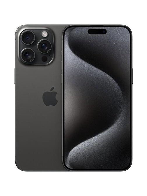 Apple iPhone 15 Pro Max 256 GB Hafıza 8 GB Ram 6.7 inç 48 MP Çift Hatlı iOS Akıllı Cep Telefonu Siyah