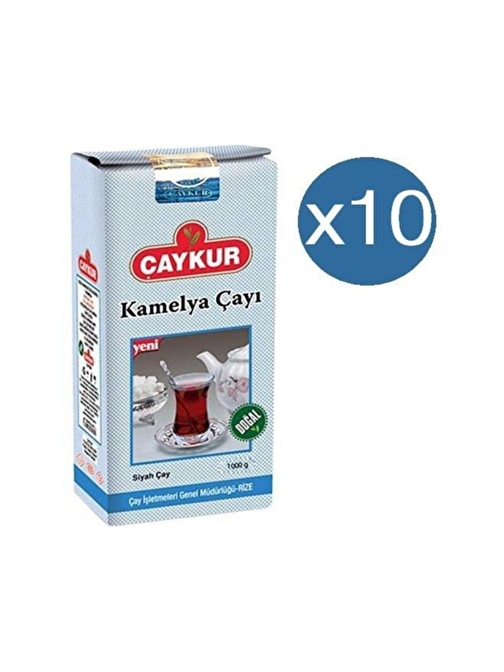 Çaykur Kamelya Siyah Dökme Çay 10 x 1 kg