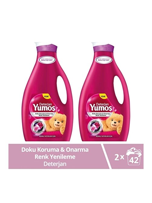 Yumoş Renkli Giysiler Sıvı Çamaşır Deterjanı 2 X 2520 Ml