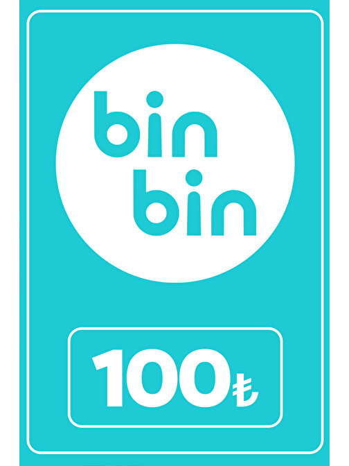 BinBin 100 TL Cüzdan Kodu