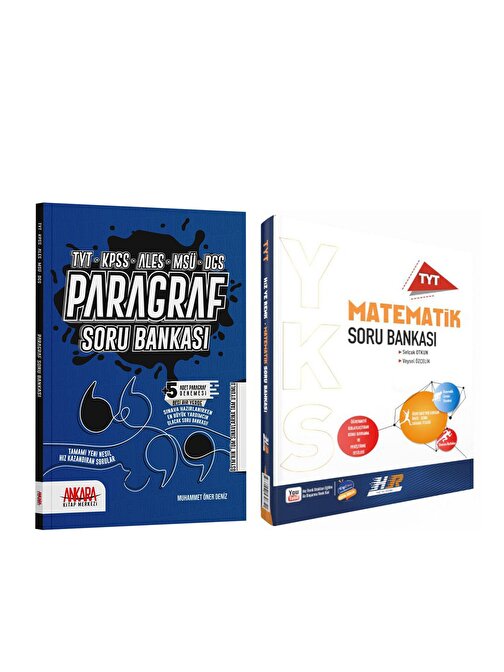 Hız Ve Renk Matematik İle Ankara Kitap Merkezi Paragraf Soru Bankası Seti 2 Kitap