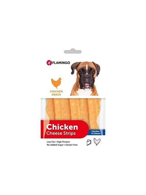 Flamingo Chick Peynirli Köpek Ödülü Çubuk 85 gr