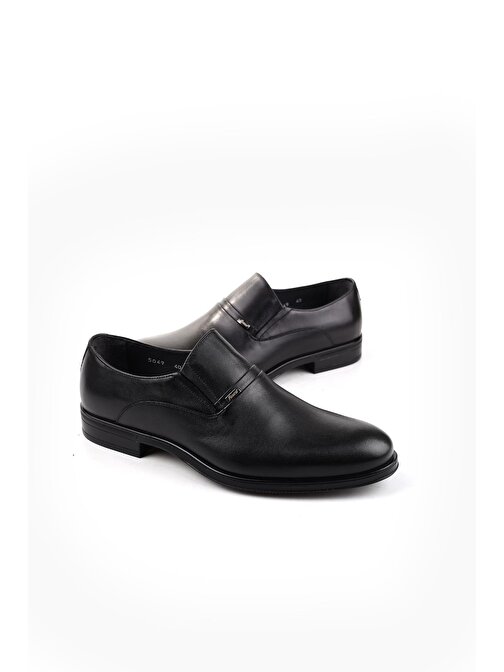 Fosco 5049-3 Erkek Hakiki Deri Bağcıksız Klasik Ayakkabı