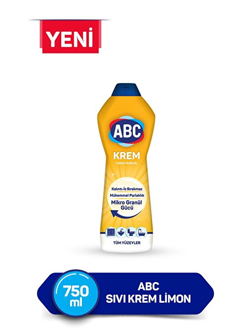 Abc Sıvı Krem Limon Kokulu 750 Ml