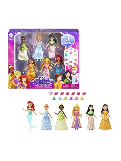 Disney Princess Disney Prenses Bebekleri 6'lı Set HLW91