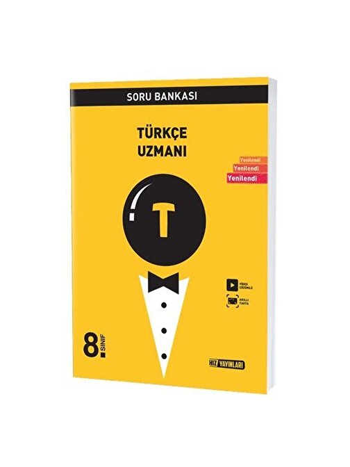 8 Sınıf Türkçe Uzmanı Soru Bankası-Hız Yayınları