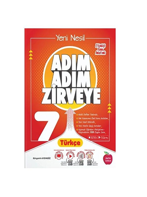 7 Sınıf Türkçe Adım Adım Zirveye Newton Yayınları