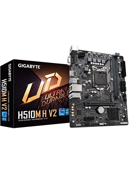 Gigabyte H470 LGA 1200 DDR4 2666 MHz mATX Masaüstü Bilgisayar Intel Uyumlu Anakart