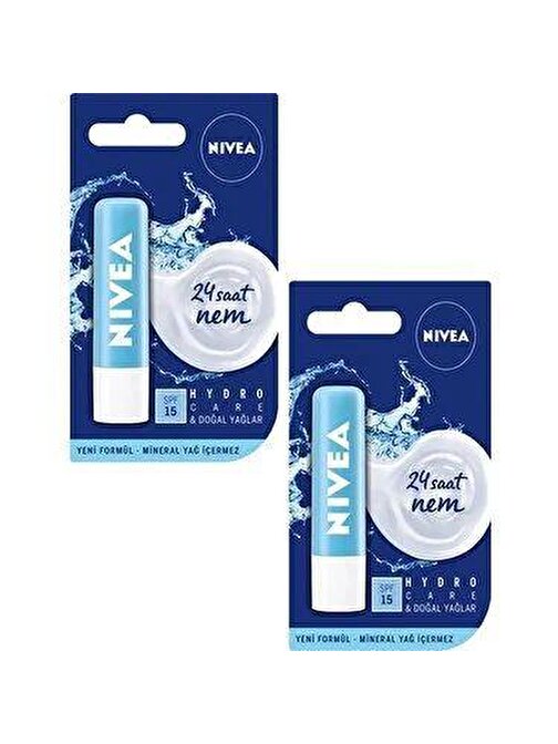 NİVEA LİP STICK HYDRO CARE X 2ADET