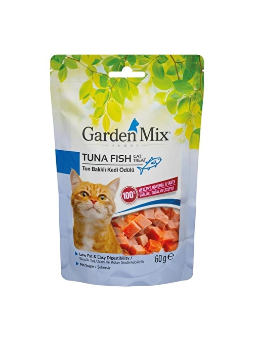 Garden Mix Ton Balıklı Kedi Ödül Maması 60 gr