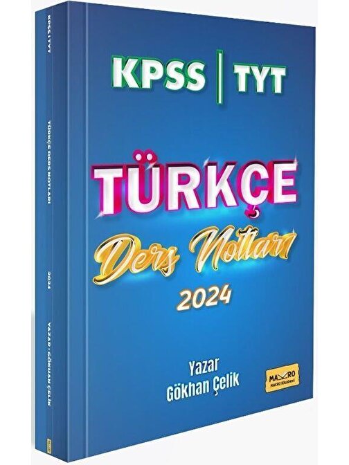 2024 Kpss Tyt Türkçe Ders Notları Makro Kitabevi