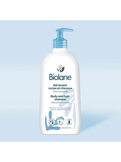Biolane 2si 1 Arada Günlük Kullanım Bebek Şampuanı 350 ml + Vücut Temizleyici Jel