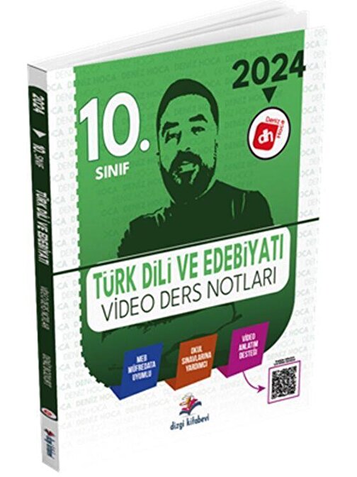 2024 10. Sınıf Türk Dili ve Edebiyatı Video Ders Notları Dizgi Kitap