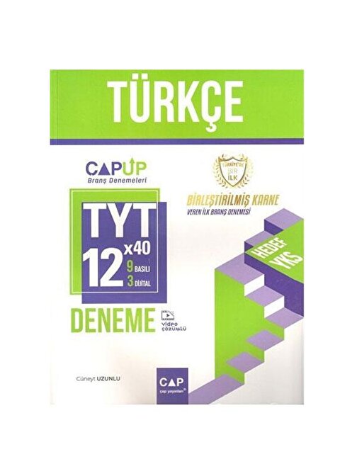 Tyt Türkçe 9X3 Up Deneme Çap Yayınları