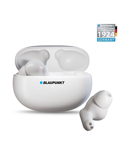 Blaupunkt Kablosuz Silikonlu Kulak İçi Bluetooth Kulaklık Beyaz