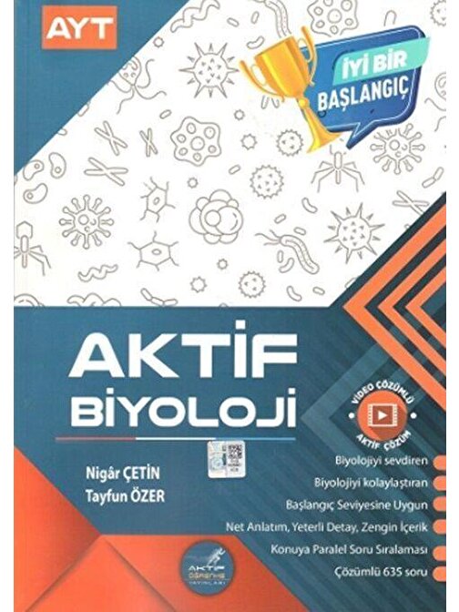 Ayt Aktif Biyoloji 0 Dan Başlayanlara Aktif Öğrenme Yayınları