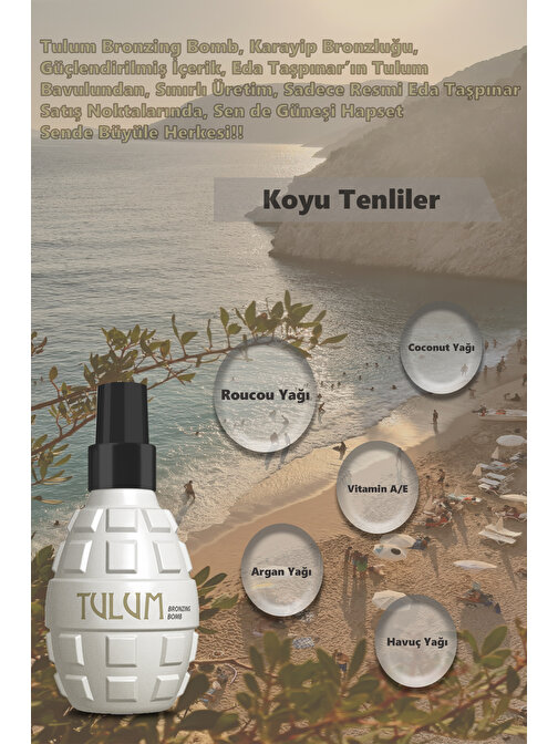 Eda Taşpınar Tulum Bronzing Bomb - 200 ml