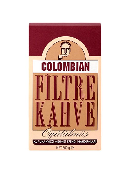 Kurukahveci Mehmet Efendi Colombian Filtre Kahve 500 gr
