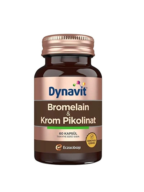 Dynavit Bromelain ve Krom Pikolinat 60 Kapsül