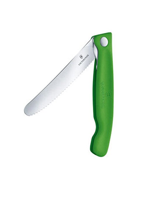 Victorinox S Classic Yeşil Katlanır Soyma Bıçağı 11 Cm