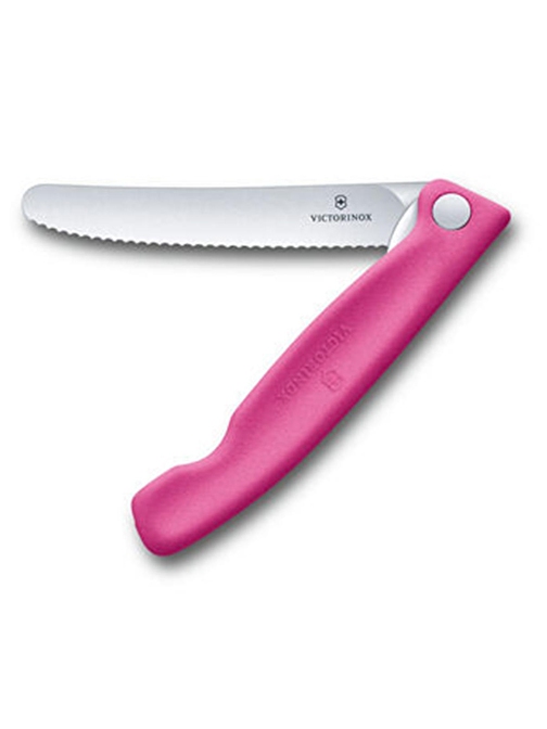 Victorinox S Classic Pembe Katlanır Soyma Bıçağı 11 Cm