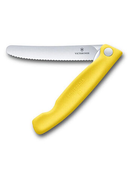 Victorinox S Classic Sarı Katlanır Soyma Bıçağı 11 Cm