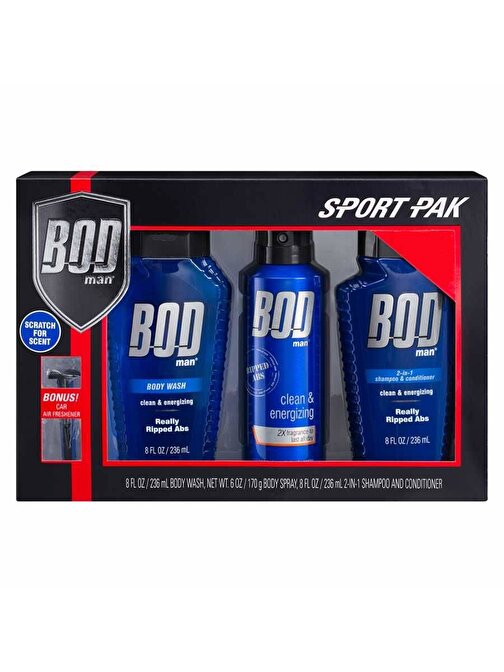 Bodman Really Ripped Abs Sport Pak Erkek Hediye Seti