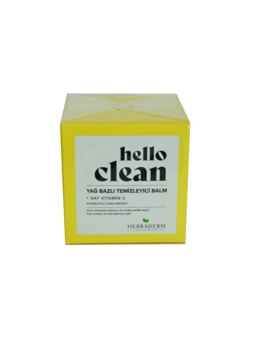 Hello Clean Yağ Bazlı Temizleyici Balm Saf Vitamin C 100ML