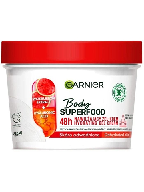 Garnier Body Superfood Hydratıng Gel Cream Vücut Kremi 380 Ml