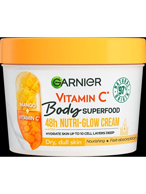 Garnier Body Superfood C Vitamin Vücut Kremi 380 Ml