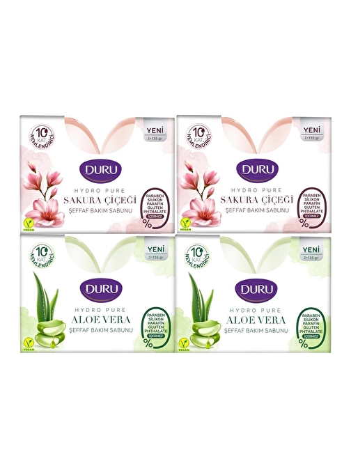 Hydro Pure Aloevera 270 gr 2 Adet Hydro Pure Aloevera Sakura 2 Adet