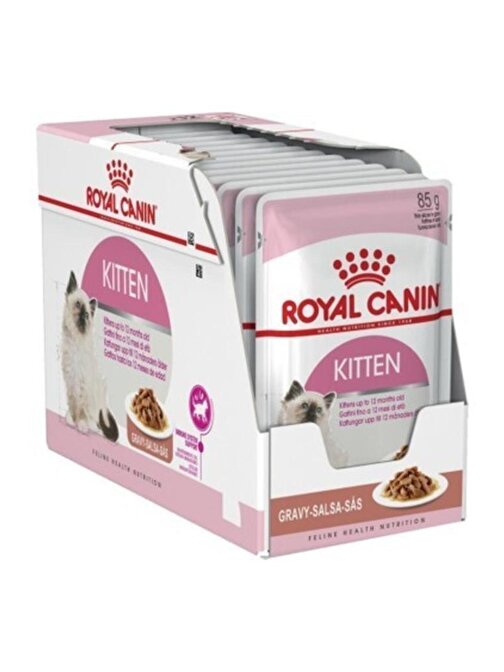 Royal Canin Kitten Gravy Kedi Konservesi 12 Adet