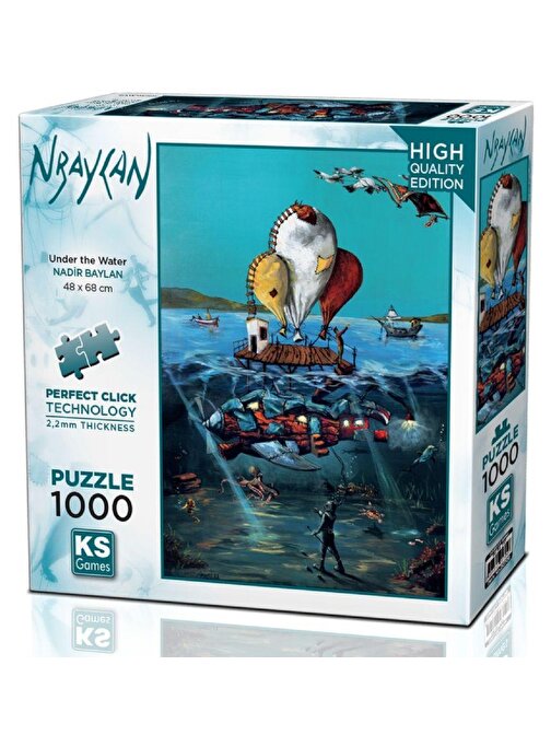 Ks Games 1000 Parça Su Altında Yaşam Puzzle