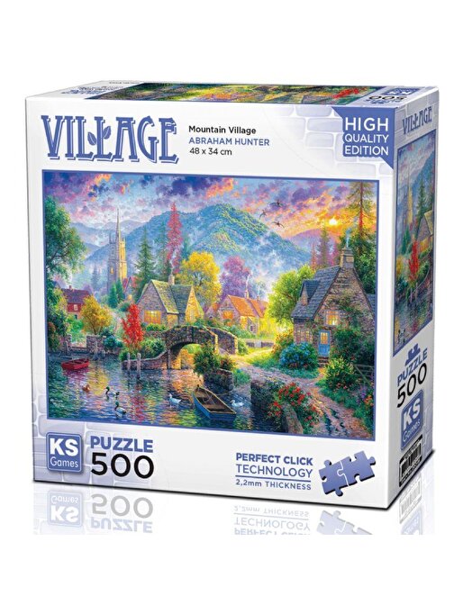 Ks Games 500 Parça Dağ Köyü Puzzle