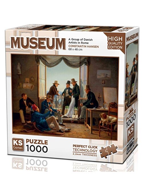 Ks Games 1000 Parça Danimarkalı Sanatçılar Roma'Da Puzzle