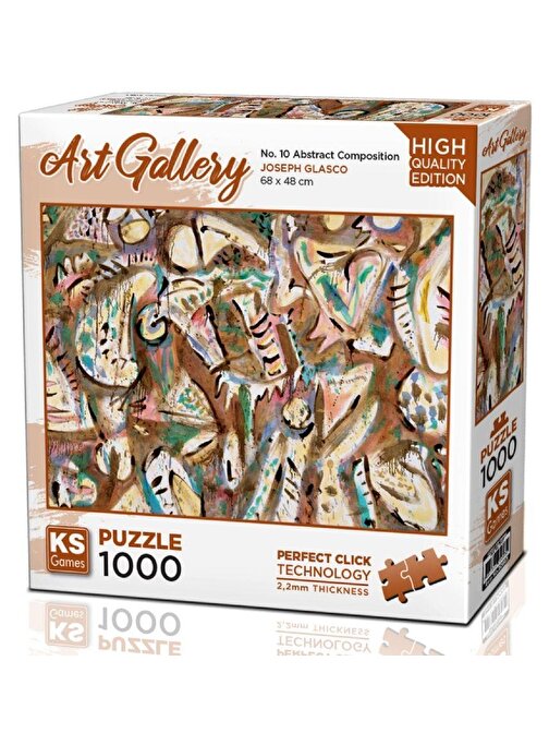 Ks Games 1000 Parça No10 Abstract Composition Puzzle