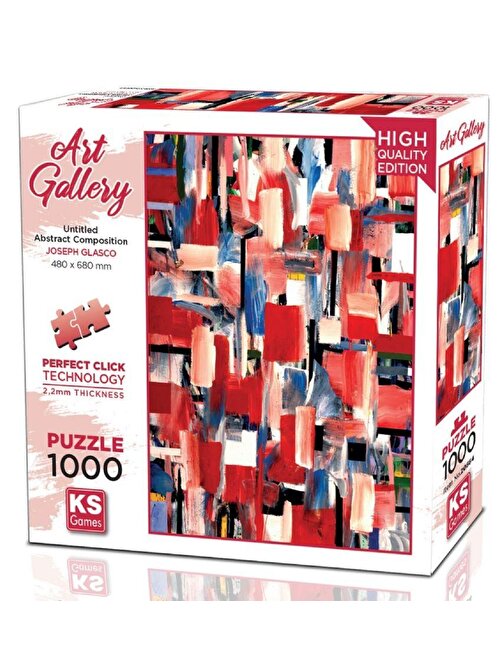 Ks Games 1000 Parça Untitled Abstract Composition Puzzle
