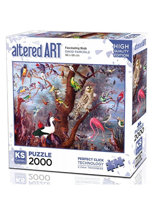 Ks Games 2000 Parça Büyüleyici Kuşlar Puzzle