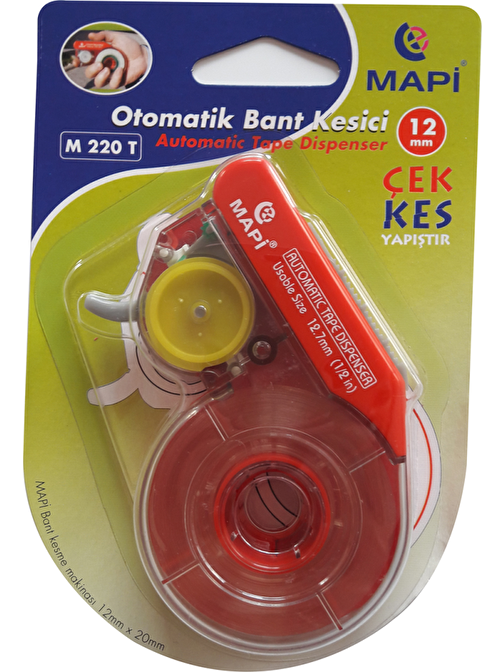 MAPİ OTOMATİK BANT KESME MAK. KIRMIZI 12 MM