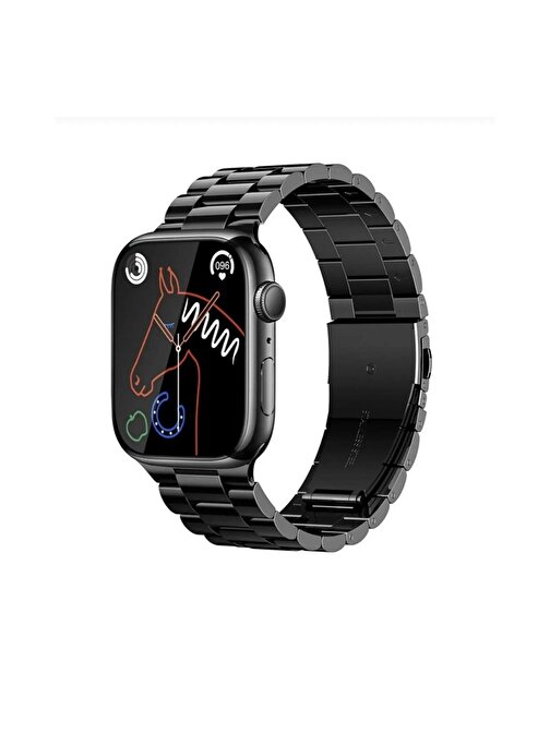 Winex Watch 8 Ws92 Max Android - iOS Uyumlu Amoled Ekran Akıllı Saat Siyah