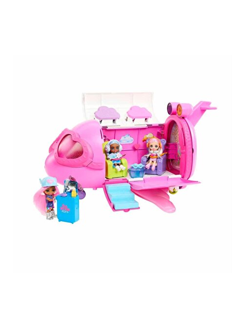 Barbie HPF72 Extra Jet Ve Extra Mini Minis Oyun Seti Oyuncak Bebek