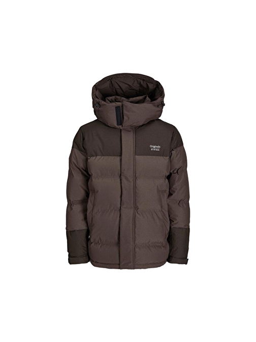 Jack Jones Jortwice Erkek Günlük Mont 12238881-CHOCOLATE-BROWN Kahverengi