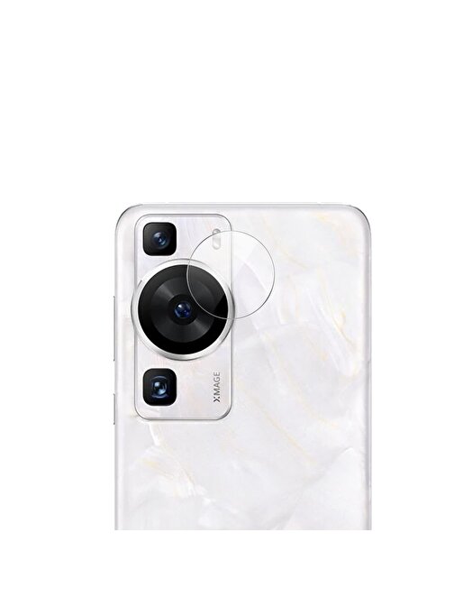 Ecrmobile Huawei P60 Pro Kamera Lens Koruyucu Şeffaf
