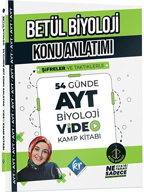 Betül Biyoloji Konu Anlatımı 54 Günde Ayt Biyoloji Video Kamp Kitabı Kr Akademi