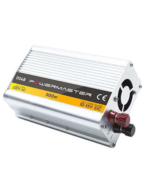 POWERMASTER PM-11148 12 VOLT - 500 WATT MODIFIED SINUS INVERTER (10-15V ARASI-220V AC)