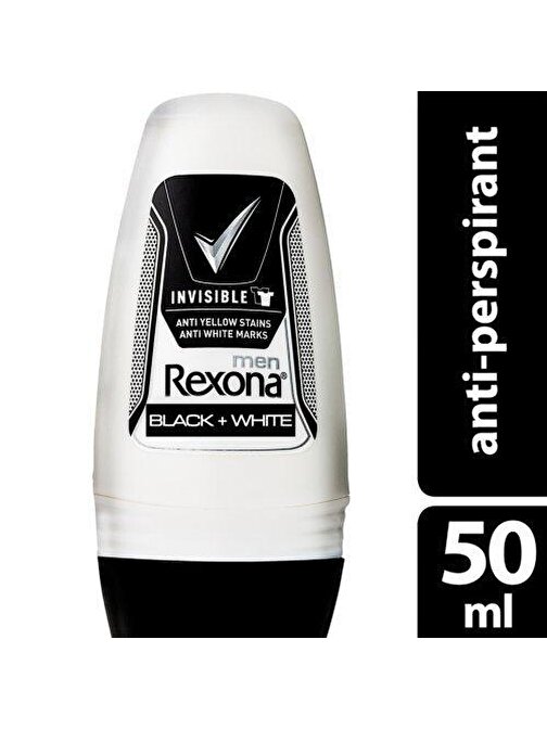 Rexona Deodorant Roll On Invısıble Black+Whıte 50 Ml