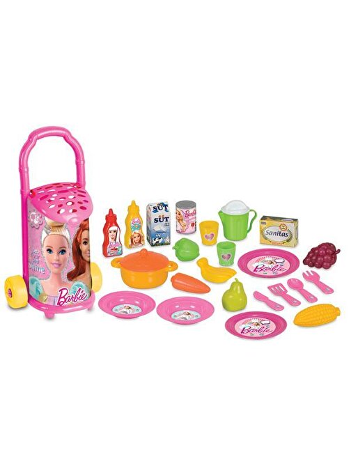 Barbie 01508 Plastik Pazar Arabası