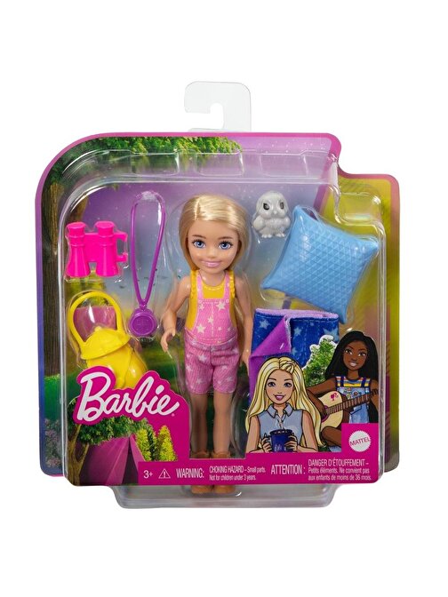Barbie HDF77 Chelsea'nin Kamp Macerası Oyun Seti Ve Oyuncak Bebek