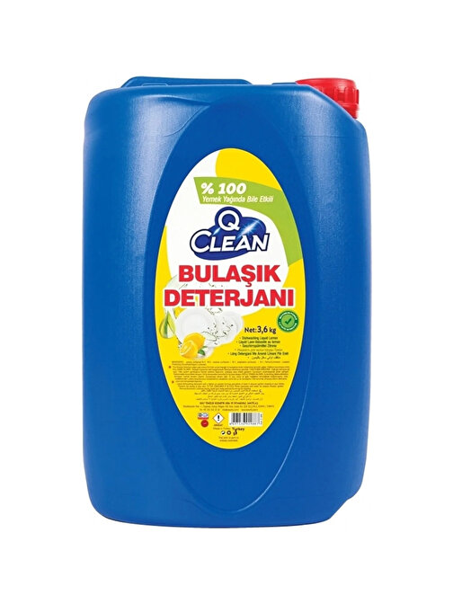 Q-Clean Limon Sıvı Bulaşık Deterjanı 36 lt